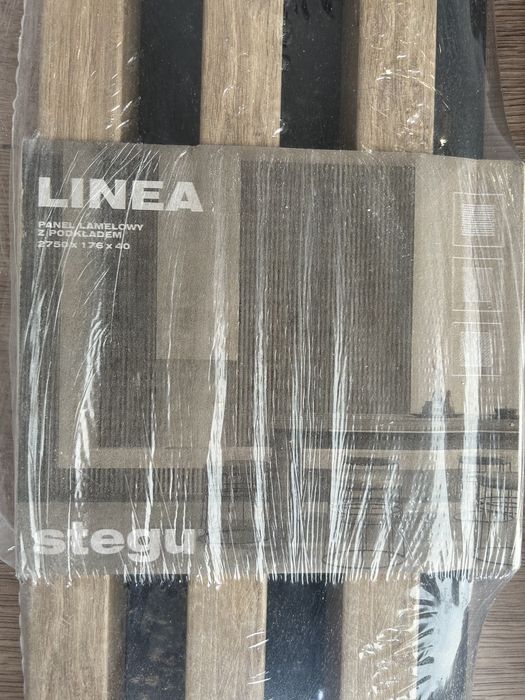 Panel lamelowy z podkładem LINEA