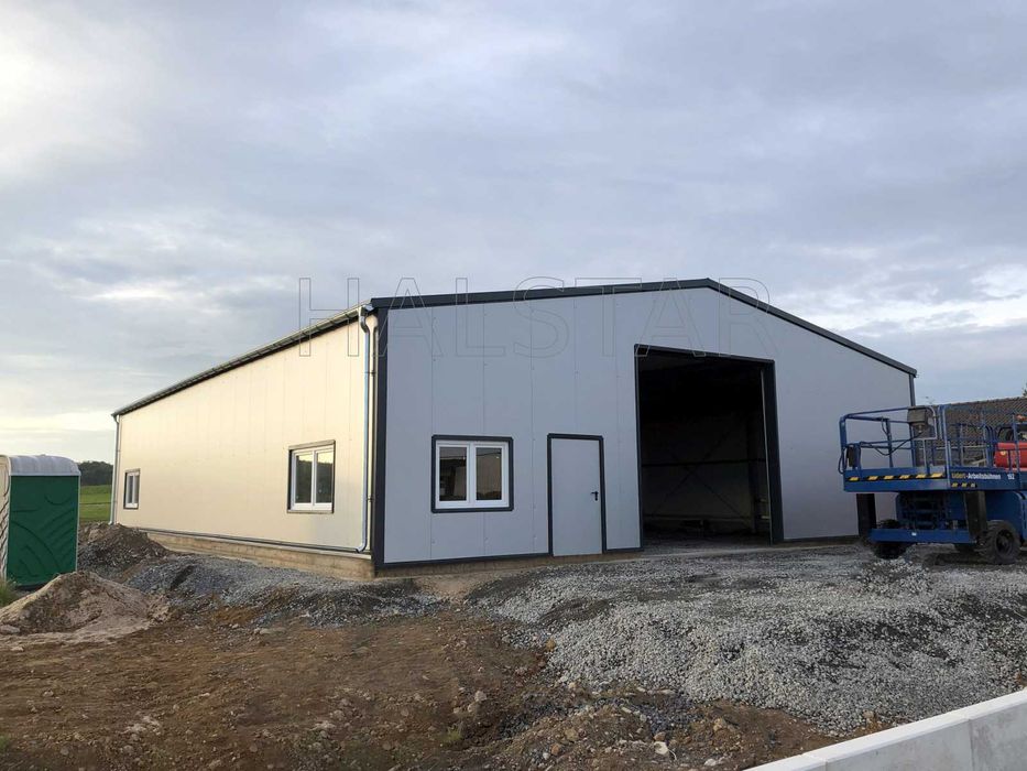 15x35x5m Nowa Hala Magazynowa Produkcyjna +Dostawa Producent HALSTAR