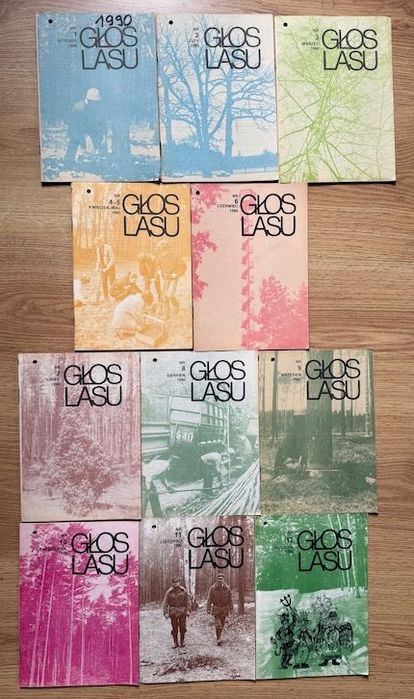 Czasopismo Głos Lasu - rocznik 1990