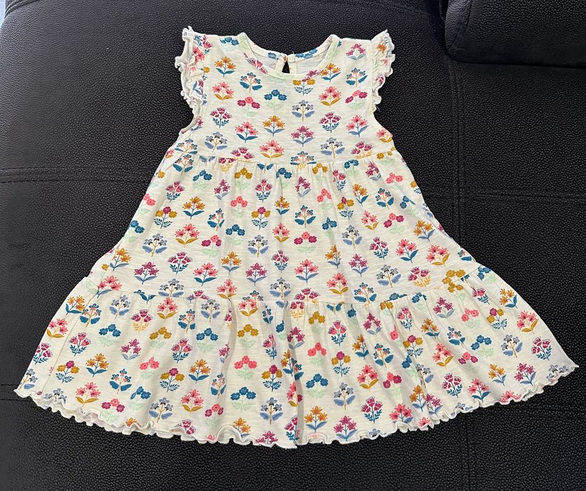 Vestido Branco Florido Zippy (18-24M)