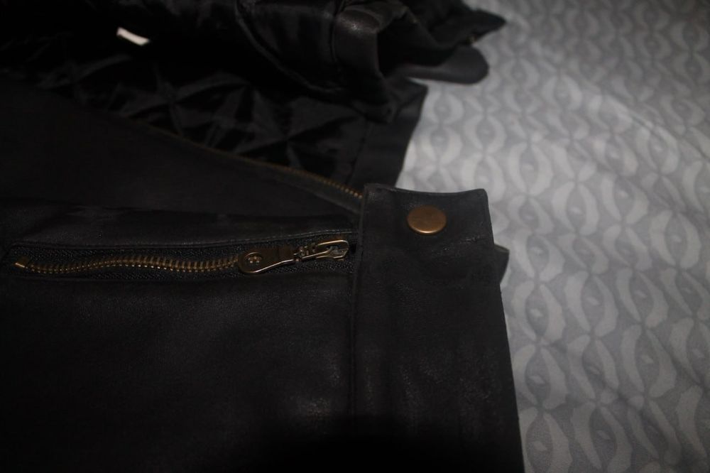 Куртка кожаная Moto VS