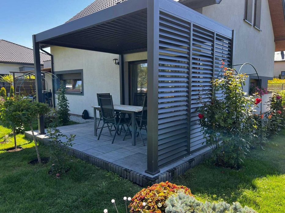 Pergola aluminiowa- zadaszenie wolnostojące