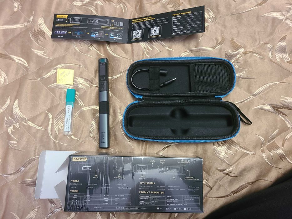 FNIRSI HS-02B Паяльник, Смарт паяльник