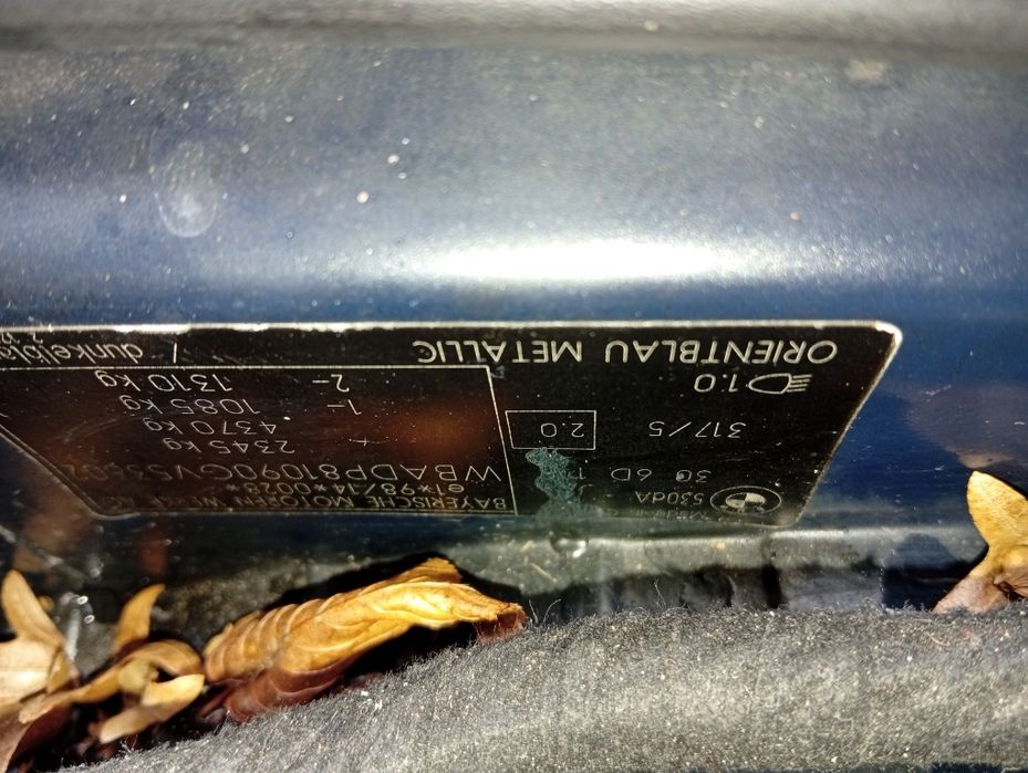 Lampa tylna prawa narożna BMW 5 E39 lift touring