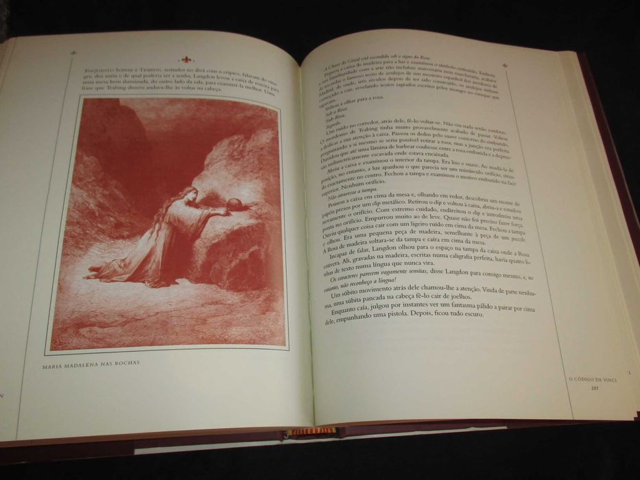 Livro O Código Da Vinci Dan Brown Edição Especial Ilustrada