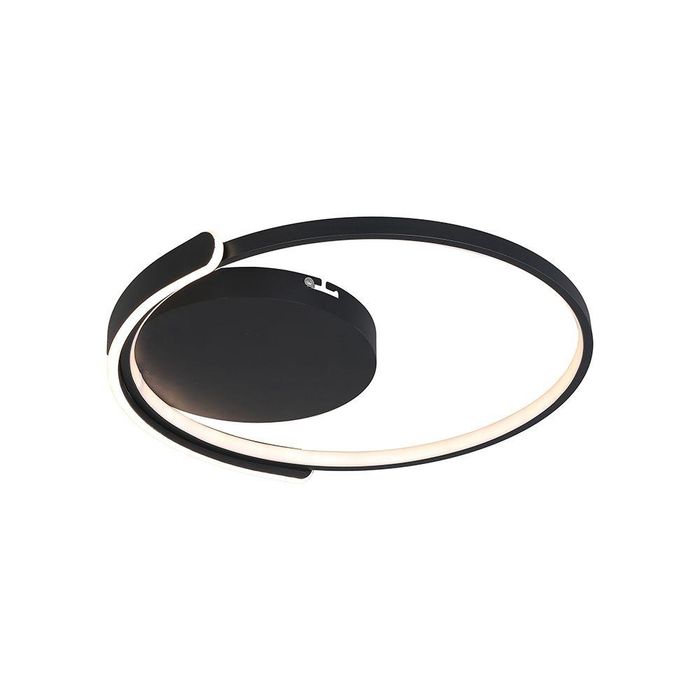 Oprawa Sufitowa V-tac 50W LED 495x480mm Ściemnialna Czarna Pilot CCT VT-84025RD 3000K-4000K-6500K 4000lm Wyposażenie Wnętrz