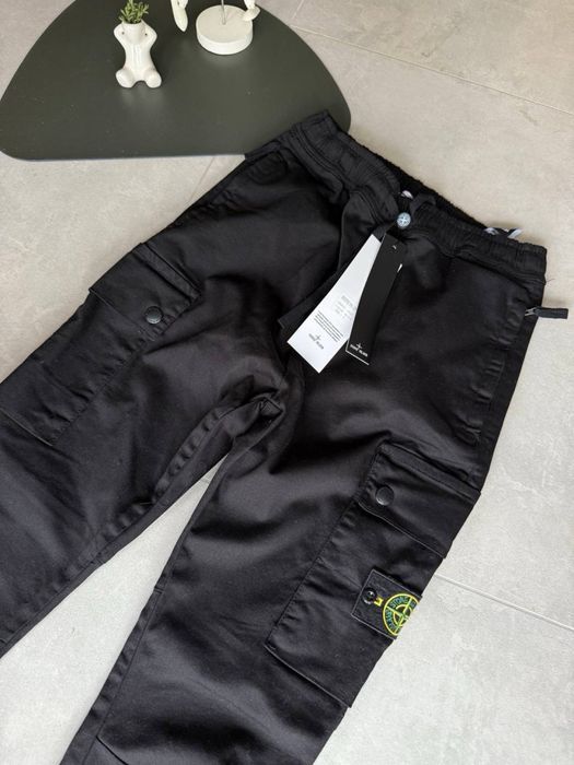 Чоловічі Штани карго Stone Island Black