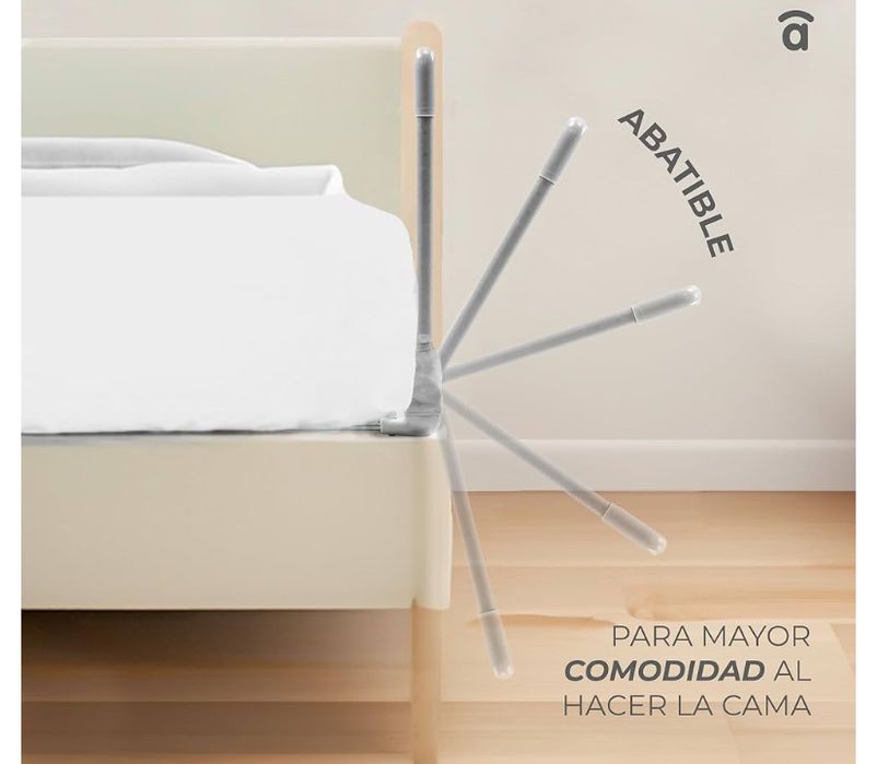 Barierka do łóżeczka dla dzieci 150 cm Asalvo