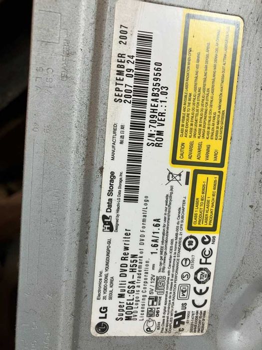 LG Modelo gsa-h55n Super multi DVD Rewriter IDE
