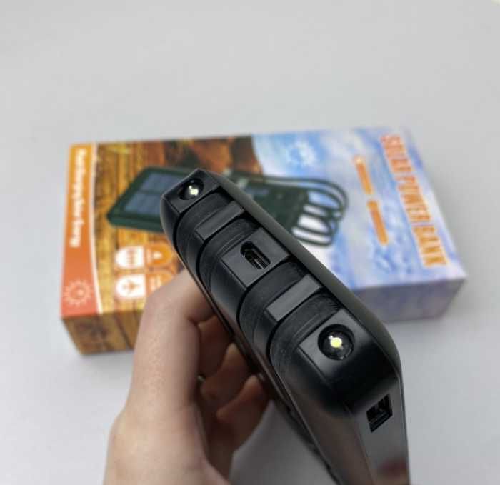 Продам power Bank Solar з кабелем USB+Micro+Type-C+Lightning 10000mAh