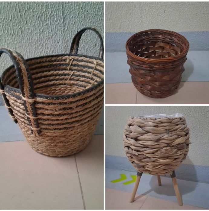 Vasos/Cestos para Plantas - HAPPY DAY