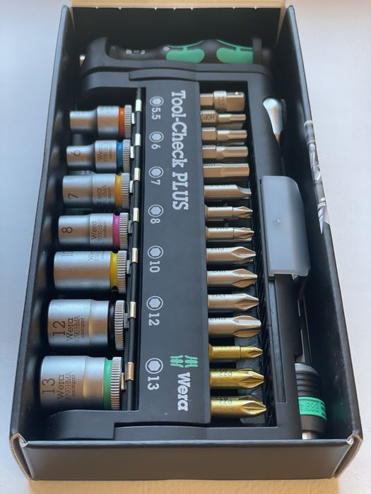 Wera 056490 39pce 1/4"Dr Tool Check Plus Набор инструментов