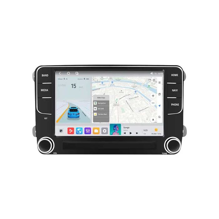 Автомагнітола  для Volkswagen Passat/ Golf/ Jetta/ Tiguan/ Touran/ Polo/ Amarok/ Caddy/ T5/ T6/ Beatle/ EOS