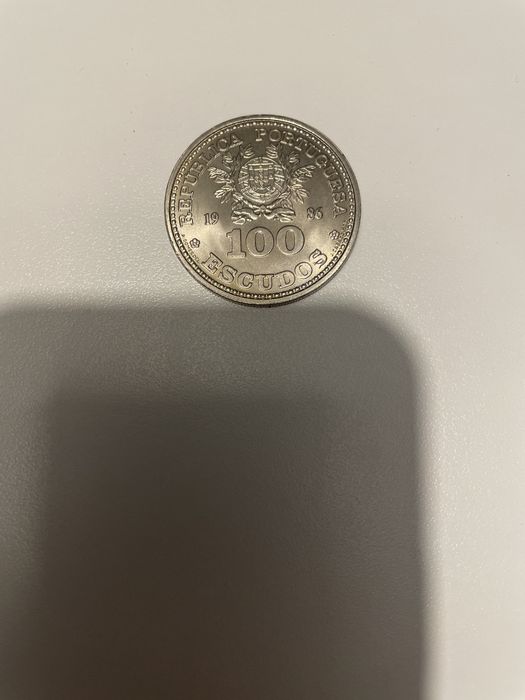 Moeda de 100 escudos de XIII mundial de futebol mexico 86