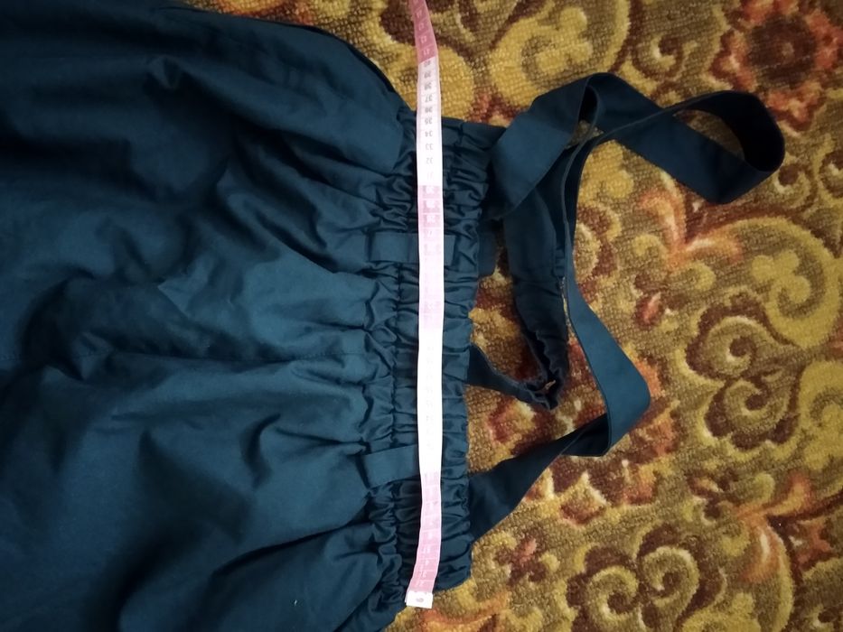 Утеплённые штаны на поддтяжках