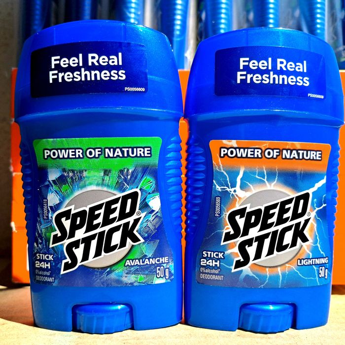 Чоловічий твердий дезодорант-стік Speed Stick Power of Nature Avalanche / Lightning 50г Оригінал США