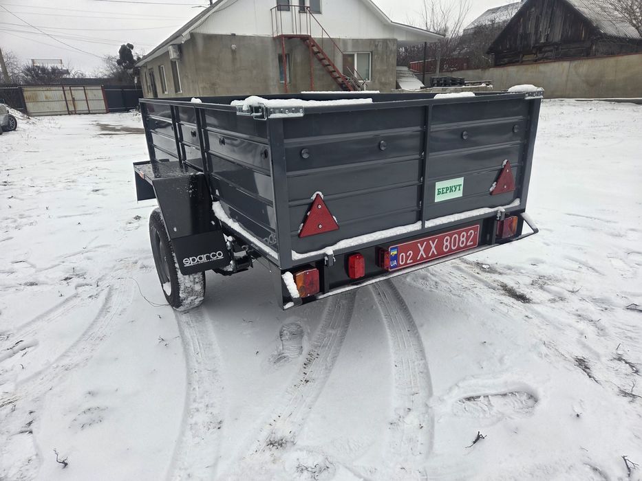 Причіп Беркут 2.1х1.25х50 ресора Волга