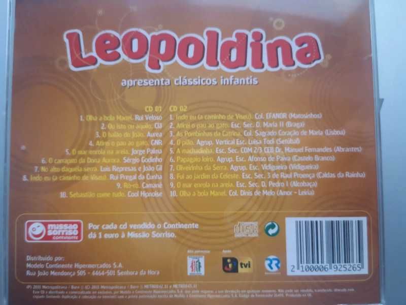 Leopoldina apresenta clássicos infantis duplo cd