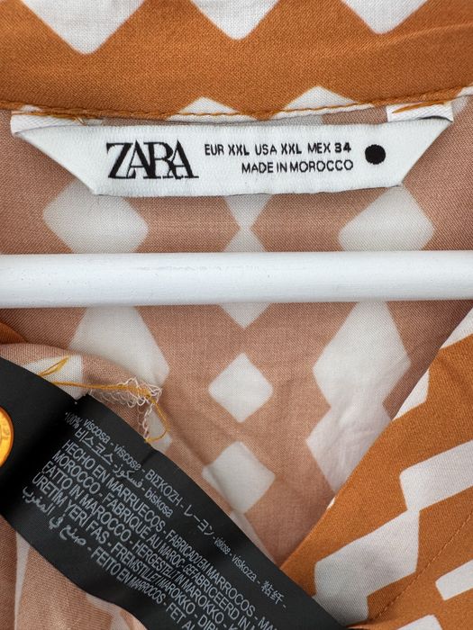 ZARA letnia sukienka midi