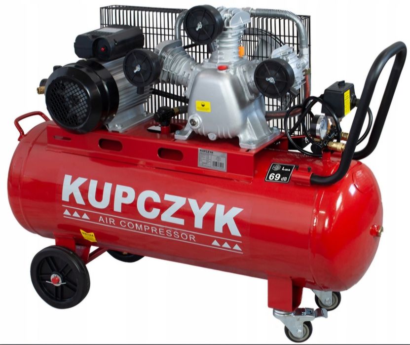 Kompresor olejowy Sprężarka Kupczyk 100 litrów  Wydajność 500l/min