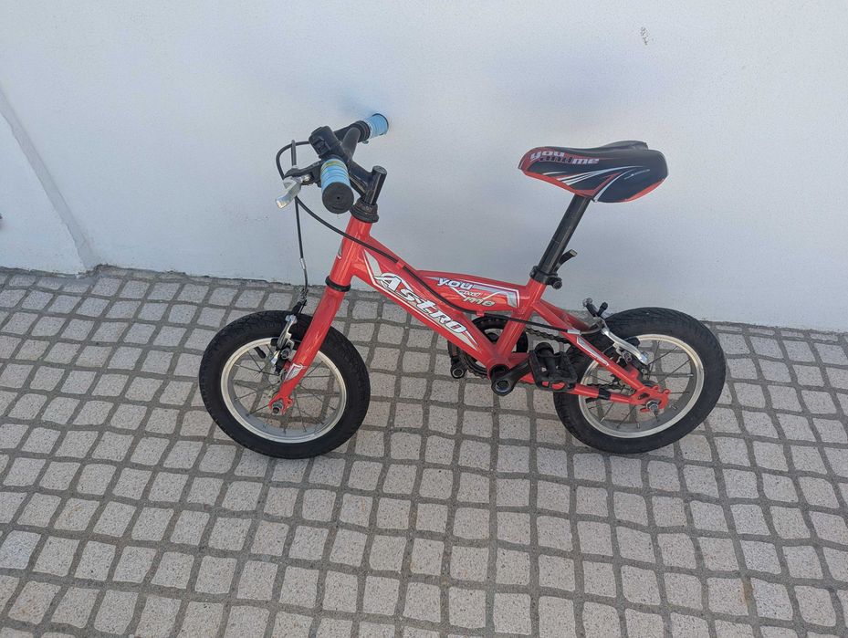 Bicicleta Infantil ASTRO You and Me – Roda 12” – Vermelha