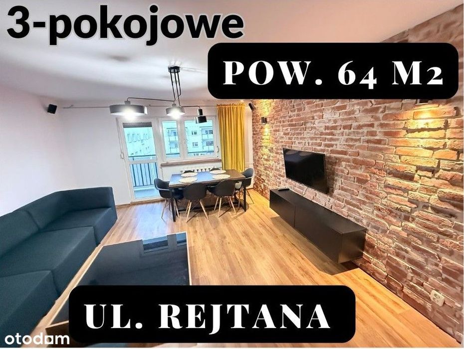 3-pokojowe mieszkanie tuż przy lesie - ul. Rejtana