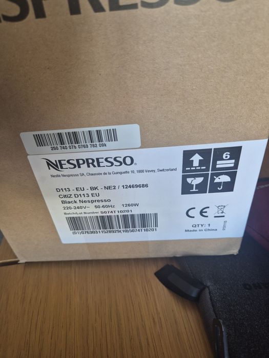 Maquina Nespresso Café CitiiZ D113 EU Black