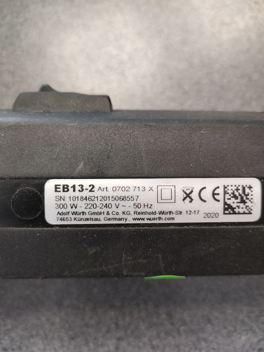 W2//Wurth/ EB 13-2 Elektryczne Nożyce Do Blachy/ Szczecin