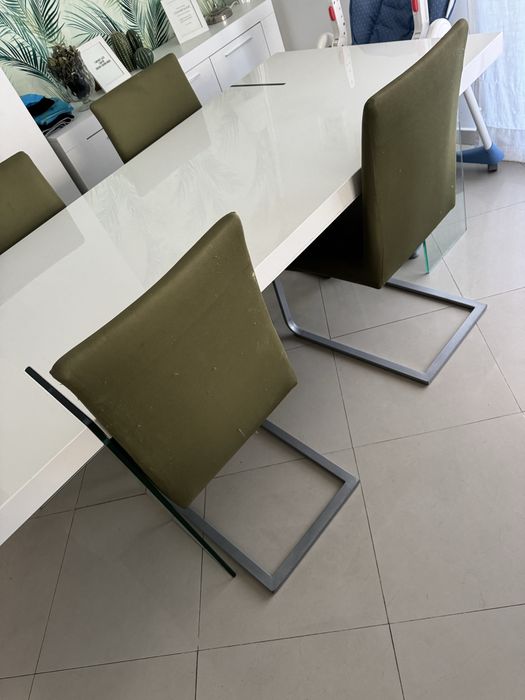 Mesa Sala pes em vidro