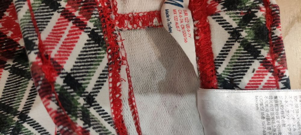 Spodnie zestaw 3 sztuki dla dziewczynki rozmiar 116-122 i