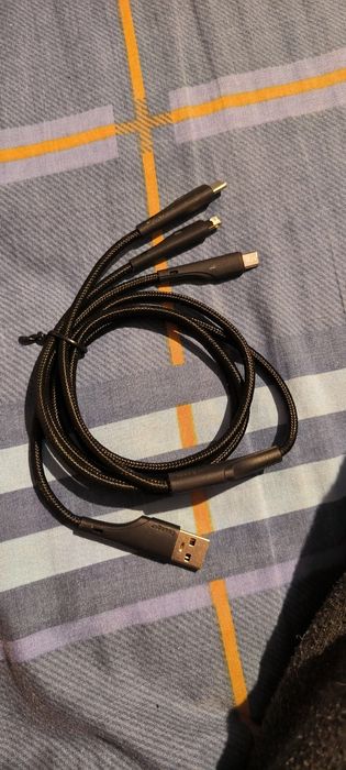 Кабель USB-micro-usb/lighting/type-c/Новий