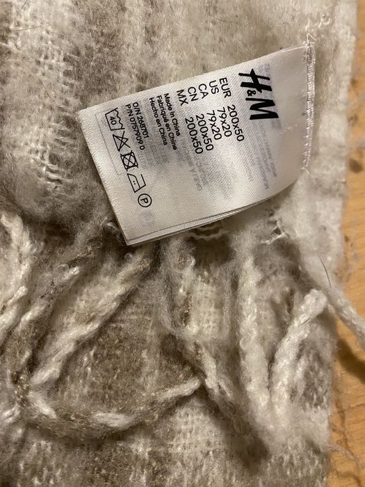 Szalik szał kratka h&m