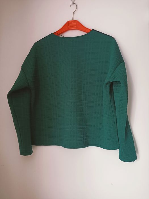 Ciemnozielona, butelkowa bluza Primark. Rozmiar 42/44.