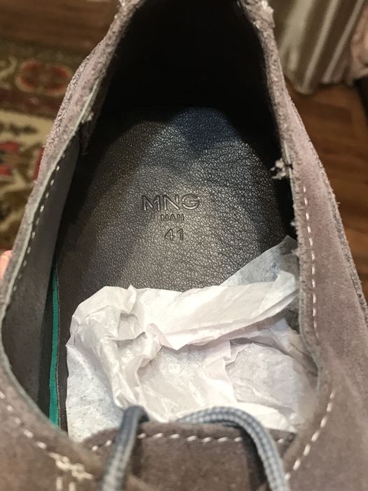 Продам чоловічі туфлі з натуральної замши