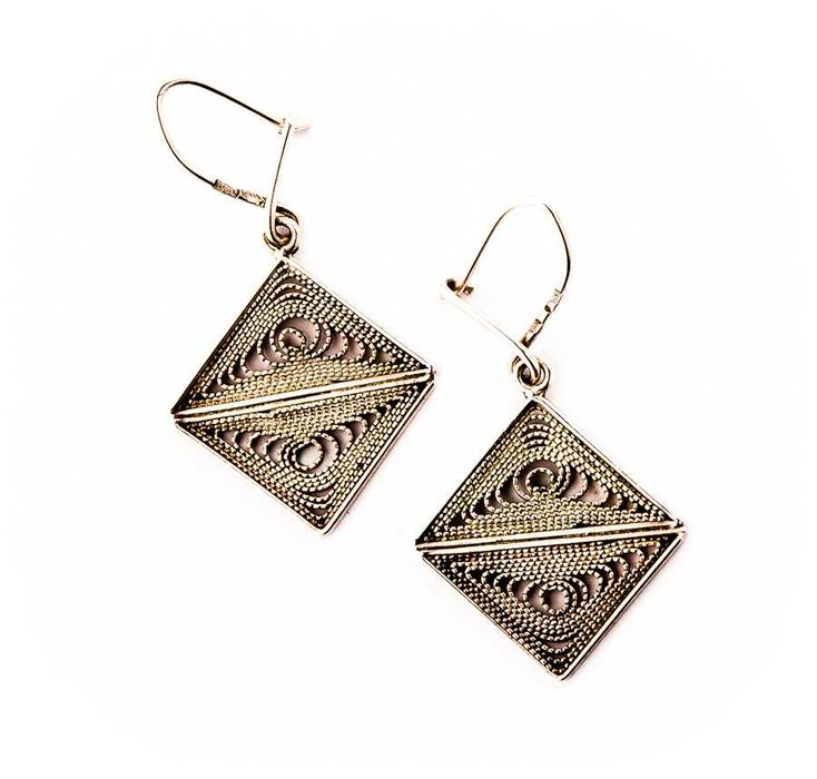 Niespotykane Srebrne Kolczyki - Filigran 4,19g - IMAGO ARTIS - Kraków