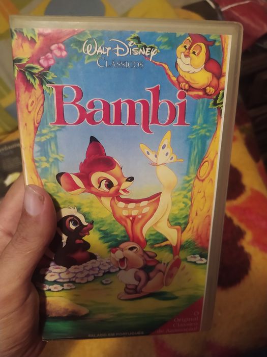 Disney vhs filme bambi impecável - envio grátis