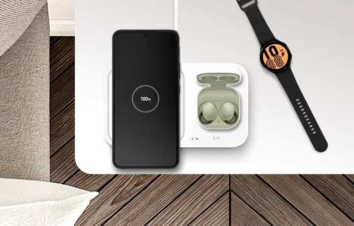 Black Friday - Carregador samsung sem fios super rápido duplo