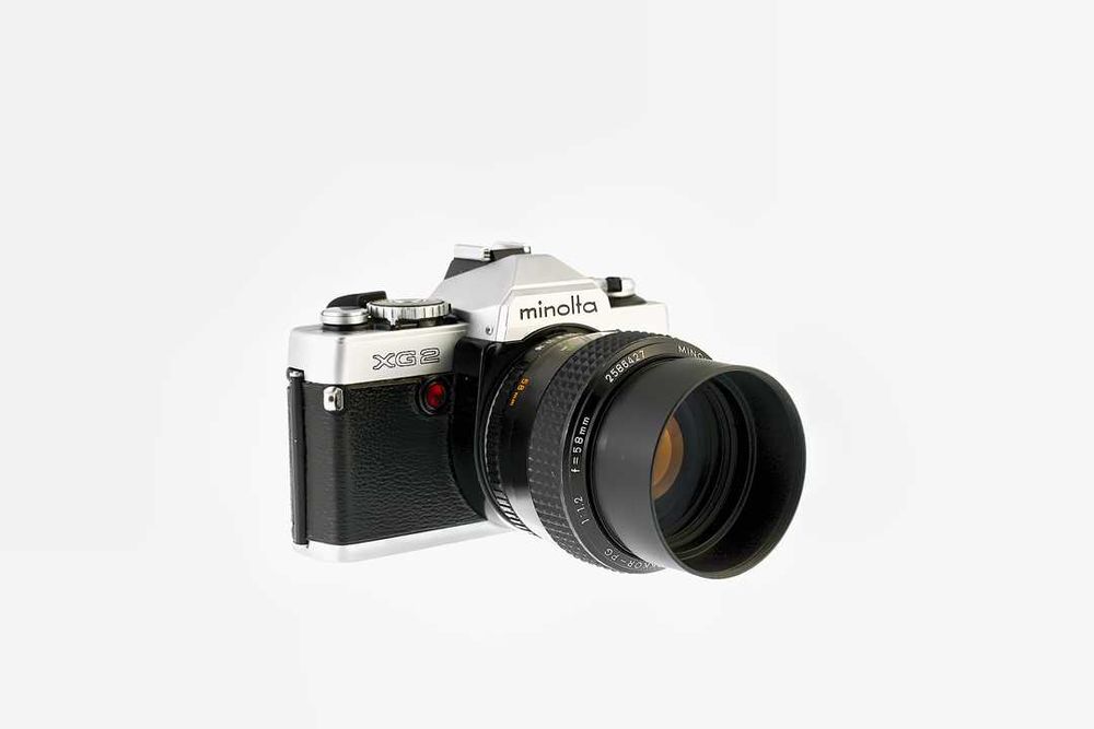 Minolta XG2 + MC Rokkor PG 58/1.2