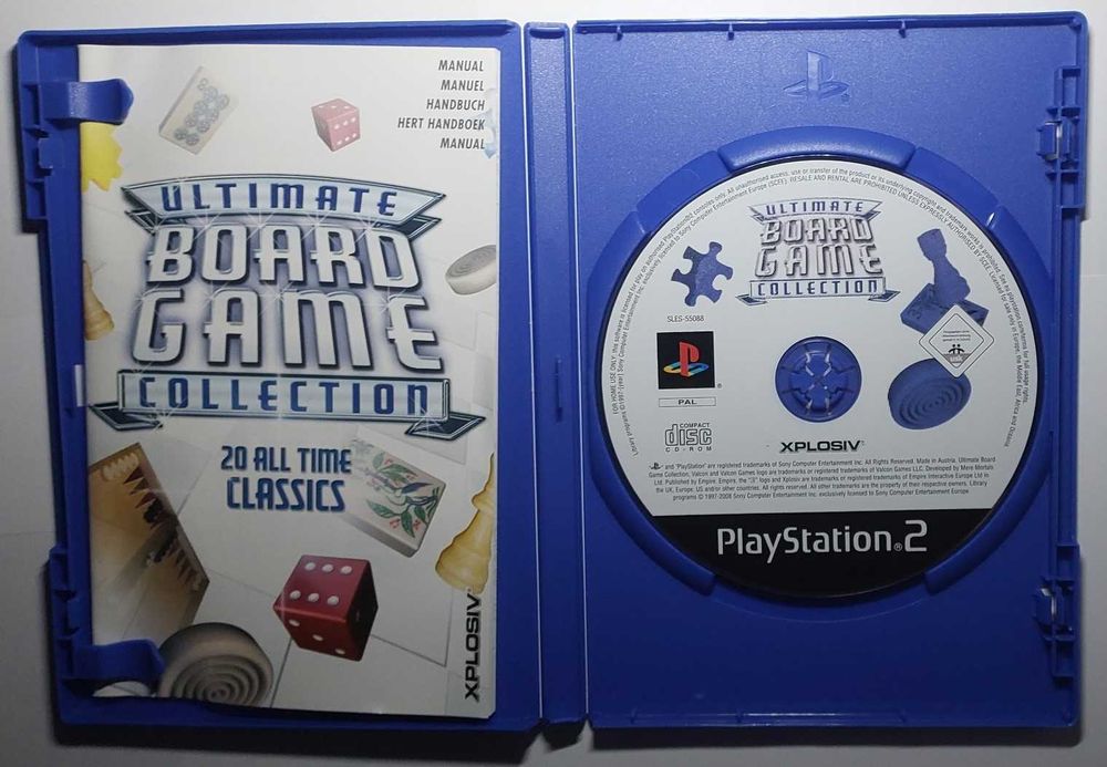 Playstation 2  " Jogo Ultimate Board Game" Collection - 20 Jogos
