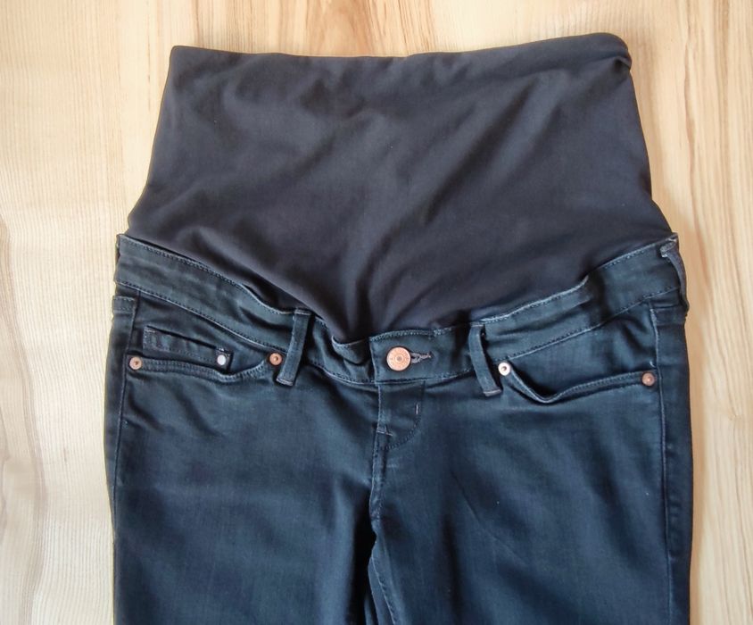 Spodnie ciążowe &Demin rozmiar 40 czarne