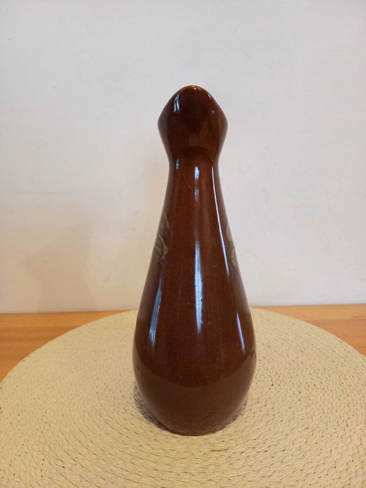 Wazon z Porcelitu PRL motyw szlaczka * 26cm