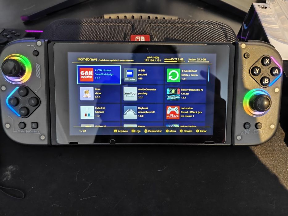 Nintendo Switch desbloqueada