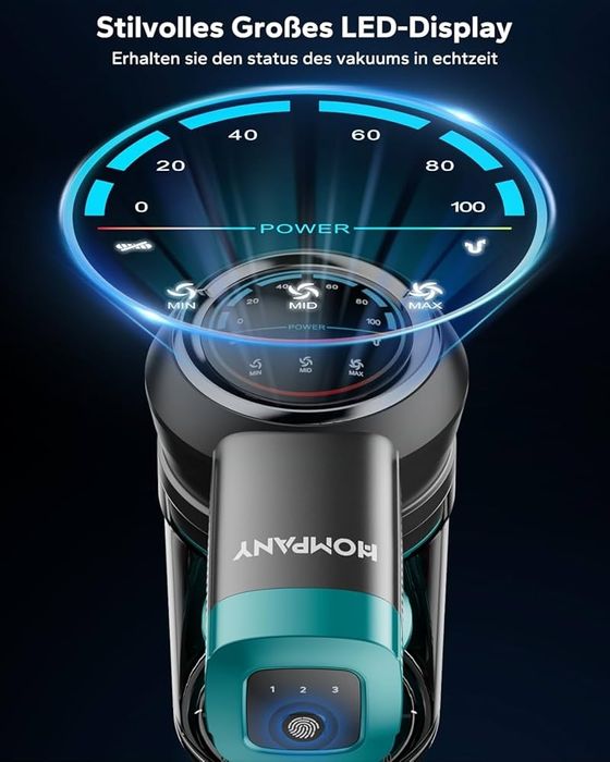 Акумуляторний пилосос 40КПа