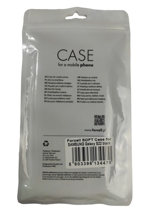 Etui z klapką Samsung do Galaxy S22 Clear View Cover czarny