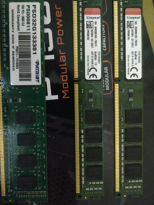 ОЗУ ddr3 1600,1333