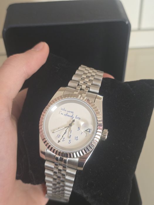 Seiko mod "Who cares I'm already late"