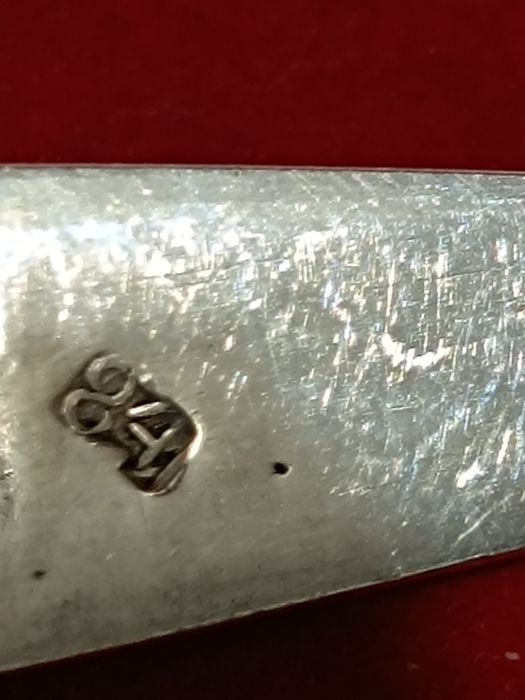 Srebrna łyżeczka , srebro próba 875