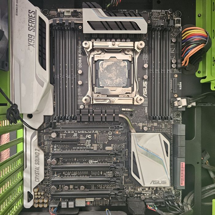 Asus X99 Deluxe with cooler master