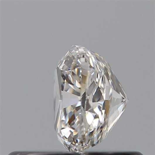 Diamante cushion de 0.51ct, cor G, claridade VVS1 e corte Excelente