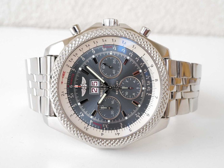 Breitling for Bentley 6.75 Chronograph Grey Dial  49mm